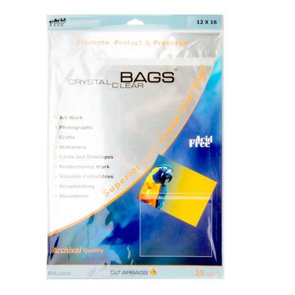 CLEARBAGS PROTECTIVE ENVELOPE Clear Bags Protective Envelope 12x16"