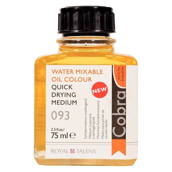 COBRA WATERMIX OIL Cobra - Water Mixable Oil Paint - #93 Quick Drying Medium - 75ml Bottle - Item #24281093
