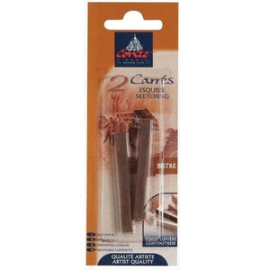 CONTE CRAYON 2PK BLISTER BISTRE 2340-01 Conte 2 Pack