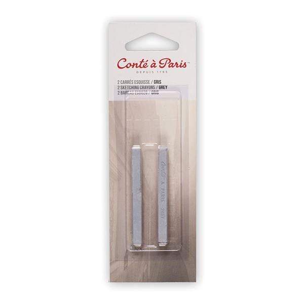 CONTE CRAYON 2PK BLISTER GRAY 2457 Conte 2 Pack
