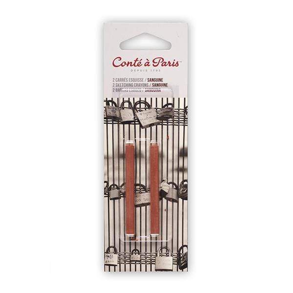 CONTE CRAYON 2PK BLISTER SANGUINE 2450 Conte 2 Pack