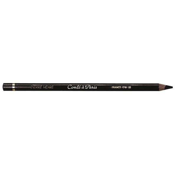 CONTE PENCIL BLACK 3B Conte Pencils - Individual