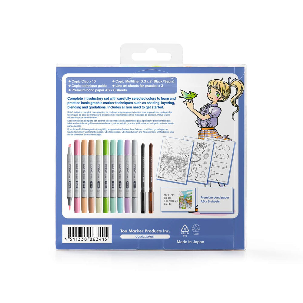 COPIC STARTER SET Copic - Ciao - My First Copic - 12 Pieces Starter Set