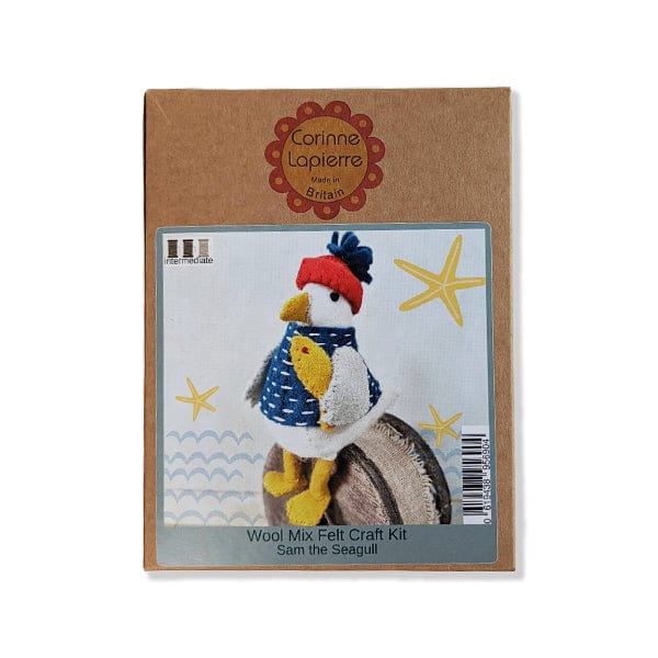 Corinne Lapierre Embroidery Kit Corinne Lapierre - Mini Felt Craft Kit - Sam the Seagull