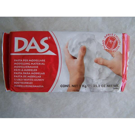 Das Modeling Clay Block, Air Hardening Clay, White, 2.2 Lb 