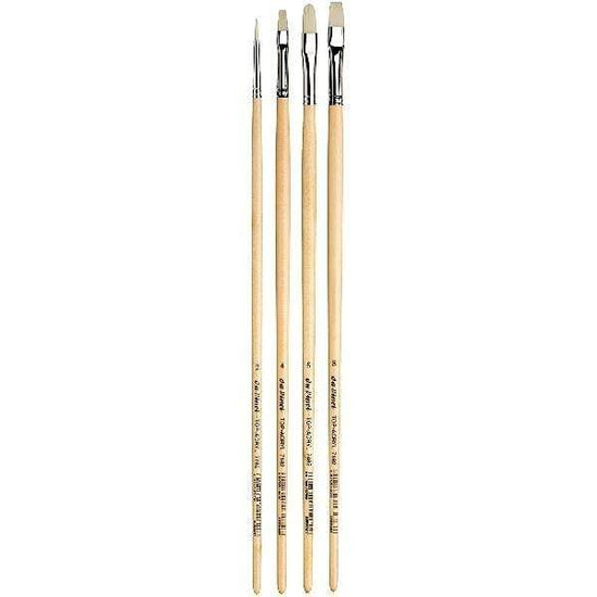 DAVINCI TOP ACRYLIC da Vinci - Top Acrylic 4 Brush Set - Long Handle - Synthetic - item# 5225