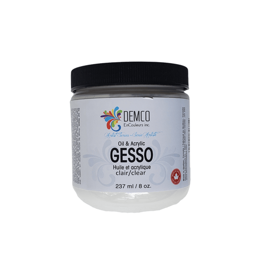 DEMCO Clear Gesso Demco - Clear Gesso - 237mL Jar - Item #M9GES10C