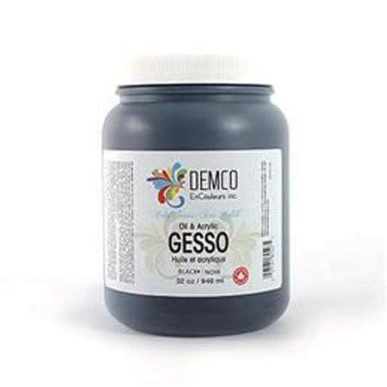 DEMCO GESSO-BLACK Demco Black Gesso 1000ml