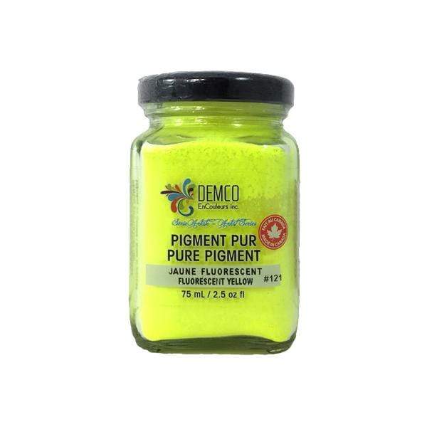 
                
                    Load image into Gallery viewer, DEMCO PIGMENT FLUO YELLOW Demco Dry Pigment, 75ml Series 3
                
            