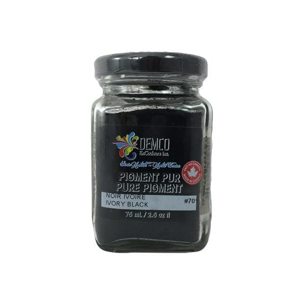 DEMCO PIGMENT IVORY BLACK Demco Dry Pigment, 75ml Series 2