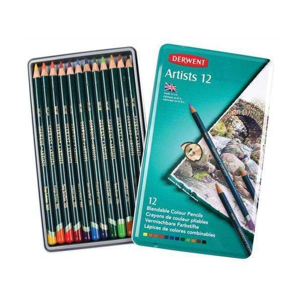 DERWENT ARTISTS COL PENCIL Derwent Artists Coloured Pencil Set of 12