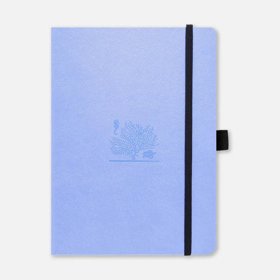Dingbats Notebook - Dotpaper Dingbats - Standard Notebook - 16x21.5cm - Great Barrier Reef - Dotted Pages - Item #D5623SB