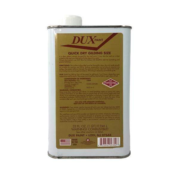 DUX QUICK DRY OIL SIZE Dux Quick Dry Oil Size 32oz