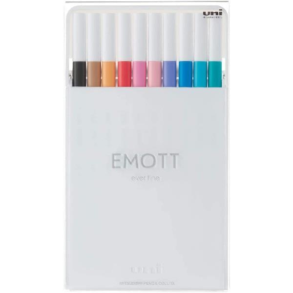 EMOTT COLOURED PENS EMOTT - Coloured Pens - 10 Colours - NO.2