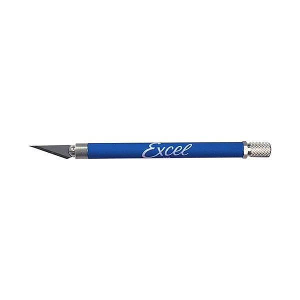 EXCEL KNIFE Excel - Grip On Knife - Blue