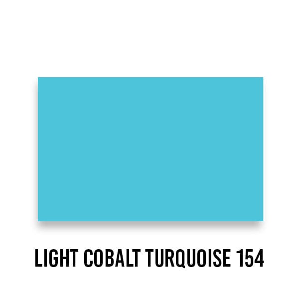 Faber-Castell BRUSH MARKERS Light Cobalt Turquoise 154 Faber-Castell - Goldfaber Aqua - Dual-Tip Markers
