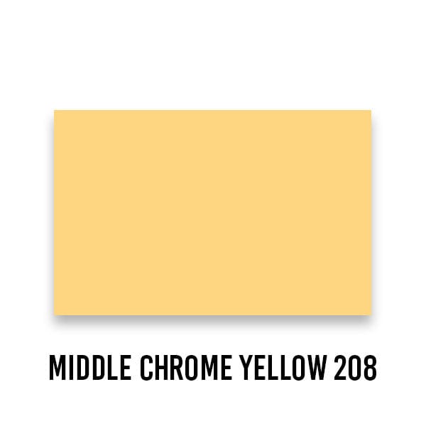 Faber-Castell BRUSH MARKERS Middle Chrome Yellow 208 Faber-Castell - Goldfaber Aqua - Dual-Tip Markers
