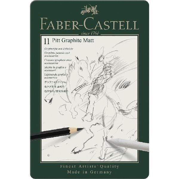 FABER CASTELL PITT GRAPHITE Faber Castell - Pitt Graphite Matt - Artist Quality - item# 11 52 20