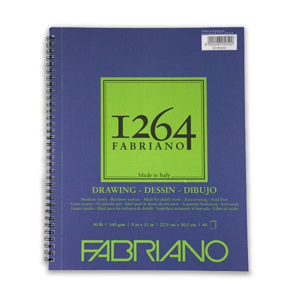 FABRIANO DRAWING PAD Fabriano - Drawing Pad - 9x12" - 40 Sheets - 90LB