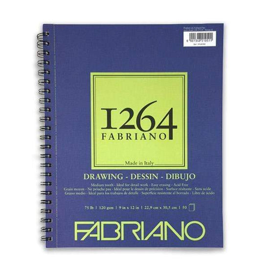 FABRIANO DRAWING PAD Fabriano - Drawing Pad - 9x12" - 50 Sheets - 75LB