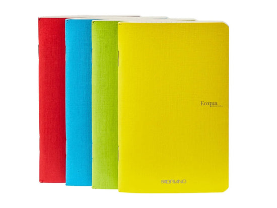 FABRIANO Ecoqua - Pad Set BRIGHT COLOURS Fabriano - EcoQua - Pocket Size Blank Notepads - Sets of 4