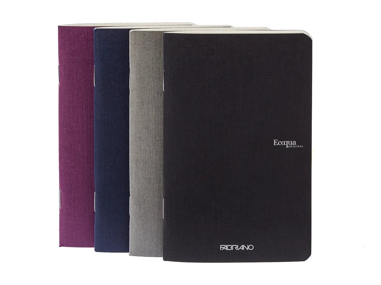 FABRIANO Ecoqua - Pad Set DARK COLOURS Fabriano - EcoQua - Pocket Size Blank Notepads - Sets of 4
