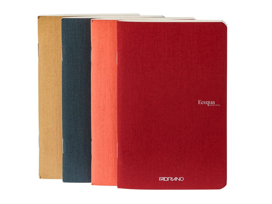FABRIANO Ecoqua - Pad Set MUTED COLOURS Fabriano - EcoQua - Pocket Size Blank Notepads - Sets of 4