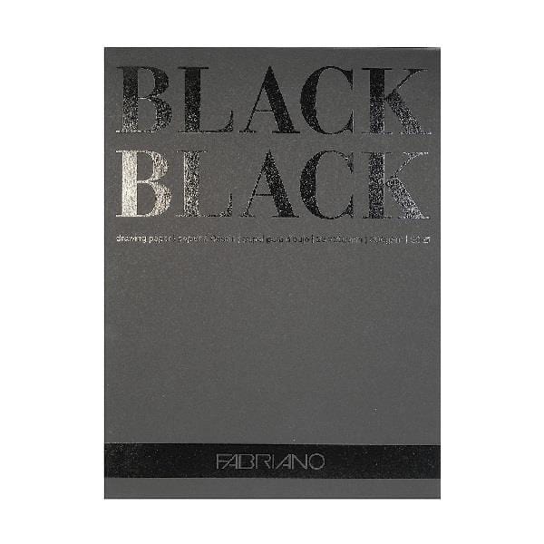 FABRIANO PAD Fabriano - Black on Black Pad - 9X12" - 300gsm - 20 Sheets