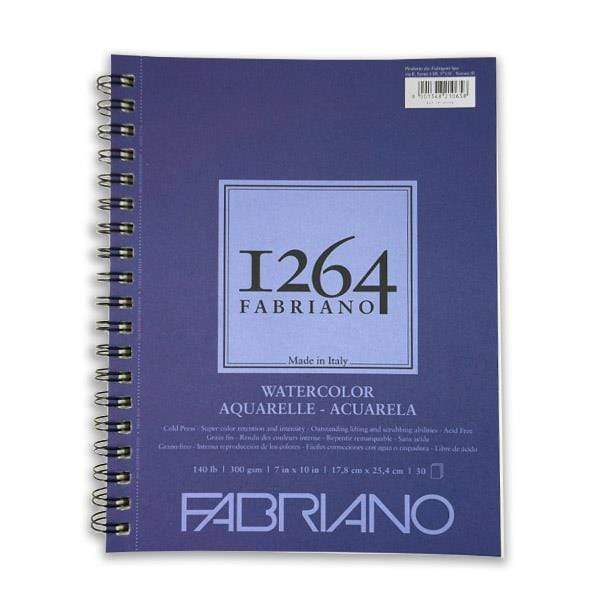 FABRIANO WATERCOLOUR PAD Fabriano - Watercolour Pad - 7x10" - 30 Sheets - 140LB