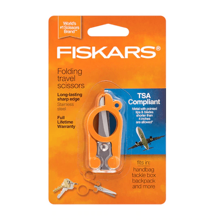 Fiskars SCISSORS Fiskars - Folding Travel Scissors - Item #195160-1004