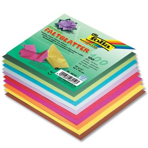 Folia Paper ORIGAMI PAPER Folia - Oragami Paper - 6x6" - 100 Sheets - Item #8915