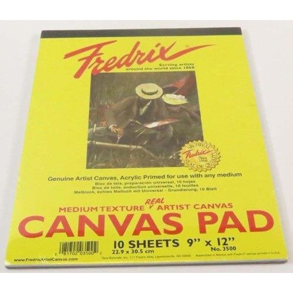 FREDRIX CANVAS PAD Fredrix Canvas Pad 9x12"