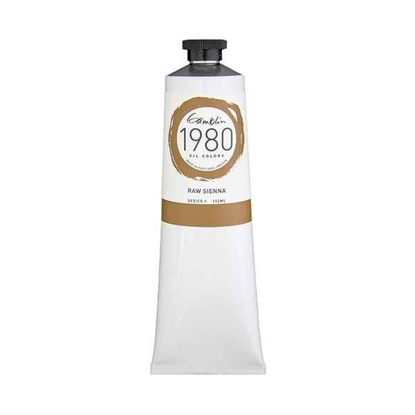 GAMBLIN OIL COLOUR RAW SIENNA Gamblin 1980 Oil Colour 150ml - Series 1