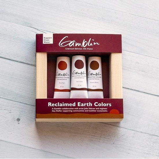 GAMBLIN RECLAIMED EARTH COLOR Gamblin Reclaimed Earth Color Set of 3