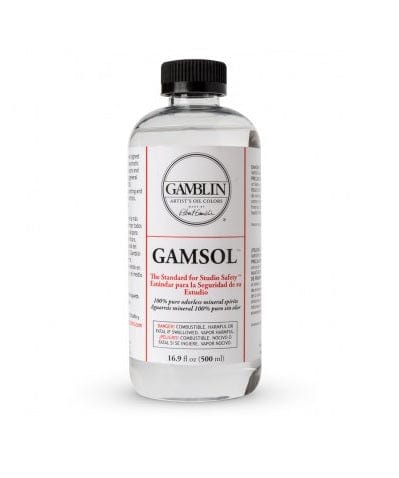 GAMBLIN Solvents, Strippers & Thinners Gamblin - Gamsol - 500mL Bottle - Item #70090