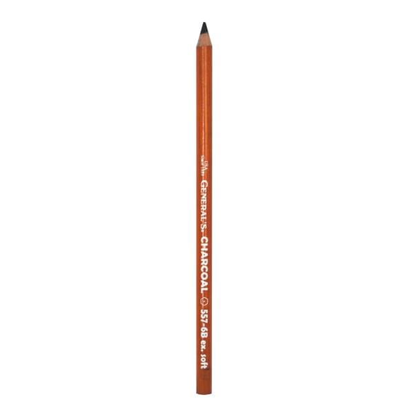 GENERAL'S CHARCOAL PENCIL 6B General's Charcoal Pencils