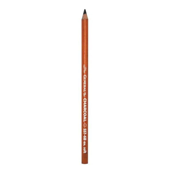 GENERAL'S CHARCOAL PENCIL 6B General's Charcoal Pencils
