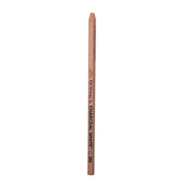 GENERAL'S CHARCOAL PENCIL WHITE General's Charcoal Pencils