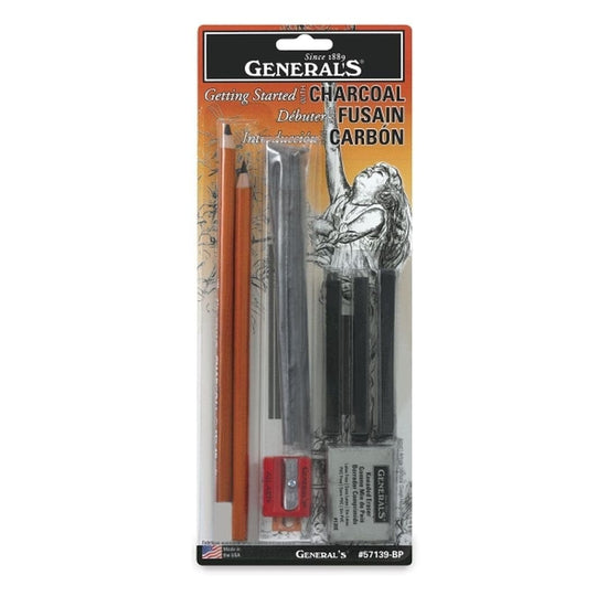 GENERAL'S Charcoal Set General's - Getting Started with Charcoal Set - Item #57139-BP