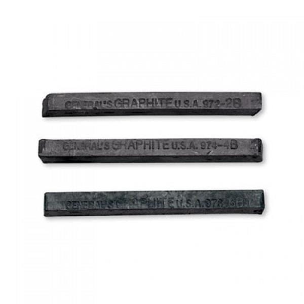 GENERAL'S GRAPHITE COMPRESSED General's Graphite Compressed Square - Priced Per Each Square - 3X1/4X1/4"