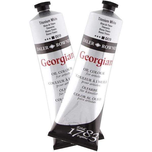 GEORGIAN OIL PAINT Georgian Oil Paint 2x225mL Titanium White