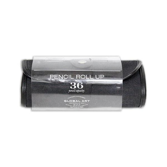 Load image into Gallery viewer, GLOBAL ARTS PENCIL CASE BLACK Global Arts Pencil Case 36 Roll Up
