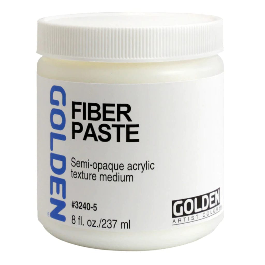 GOLDEN Acrylic Medium Golden - Fiber Paste - 237mL Jar - Item #3240-5