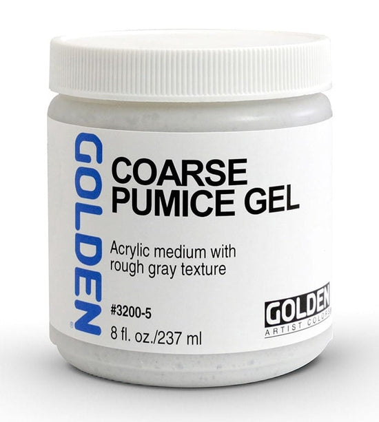 GOLDEN Acrylic Medium Golden - Pumice Gel - Coarse - 237mL Jar - Item #3200-5