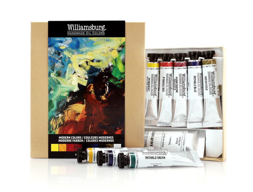 Golden Artist Colors Oil Colour Set Products Williamsburg - Handmade Oil Colours - 9 Tube Set - Modern Colours - Item #6008020-0