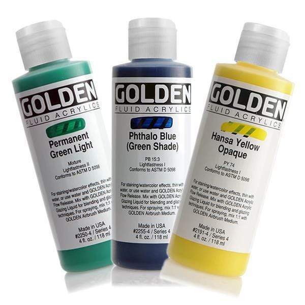 GOLDEN FL 119ML SER4 Golden Fluid Acrylic 119ml Series 4