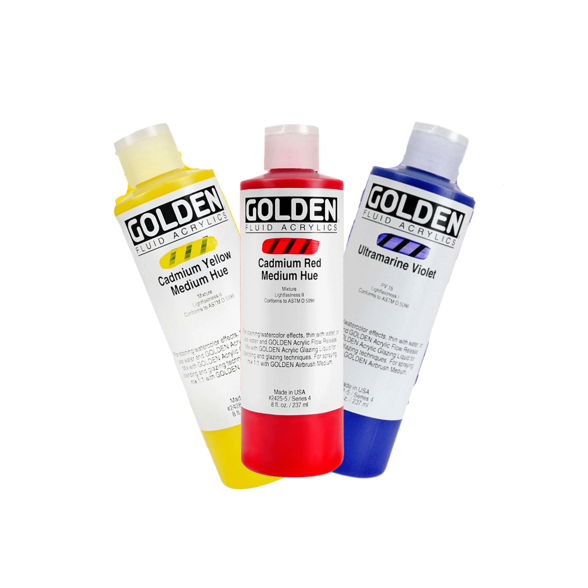 GOLDEN Fluid Acrylics Golden - Fluid Acrylics - 237mL Bottles - Series 4