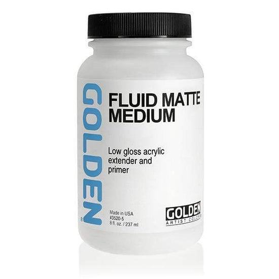 GOLDEN FLUID-MATTE MEDIUM Golden Fluid-Matte Medium 236ml