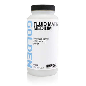 
                
                    Load image into Gallery viewer, GOLDEN FLUID-MATTE MEDIUM Golden Fluid-Matte Medium 473ml
                
            