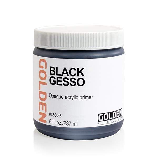 GOLDEN GESSO-BLACK Golden Black Gesso 236ml